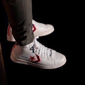 Converse Pro Leather Hi “Pistons” High Top Sneakers Sz Women’s 7.5 Men’s 6